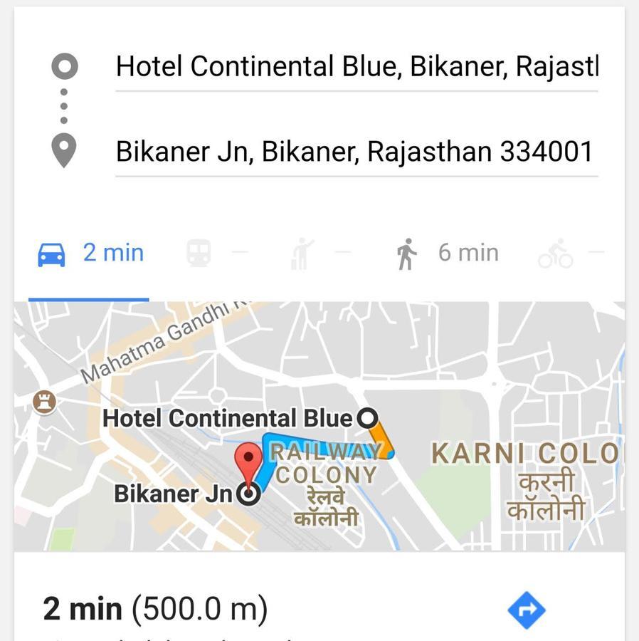 Hotel Continental Blue Bikaner Exterior photo